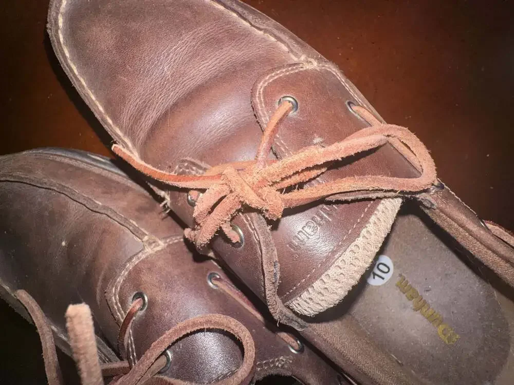 Dunham Brown Leather MCN420SB Boat Shoes Men's Size 10 D